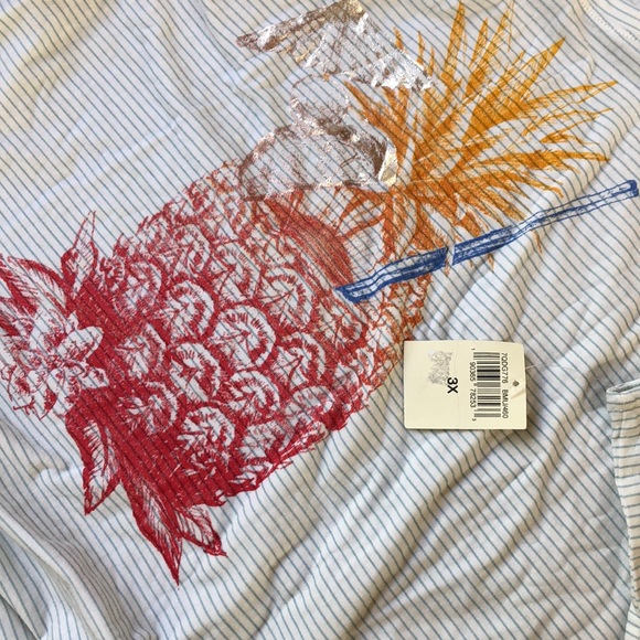 NWT Lucky Brand 3X Cocktail Time Tank - Picture 2 of 4